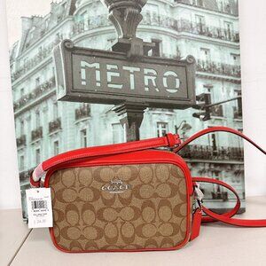 Coach CR135 Jamie Camera Bag In Signature Canvas